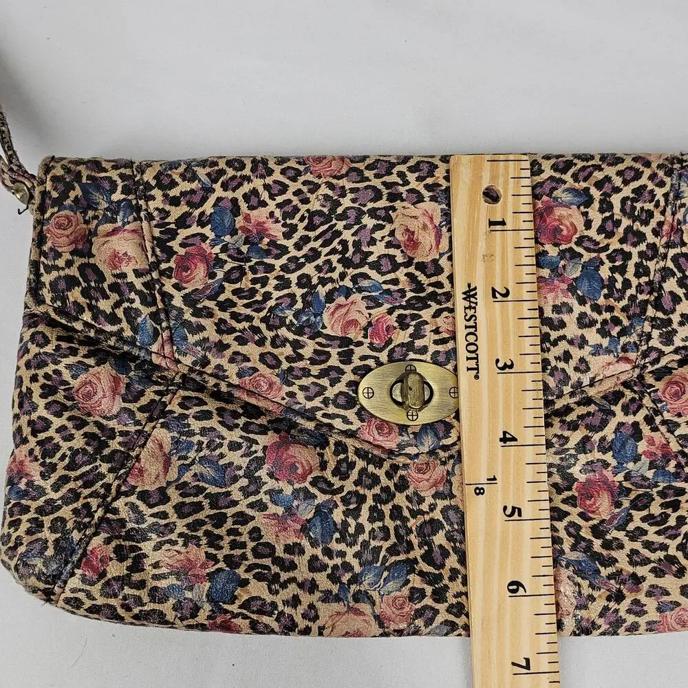 FOREVER 21 LEOPARD ROSE CLUTCH – 11
